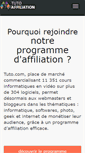 Mobile Screenshot of affiliation.tuto.com