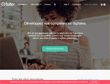 Tablet Screenshot of fr.tuto.com